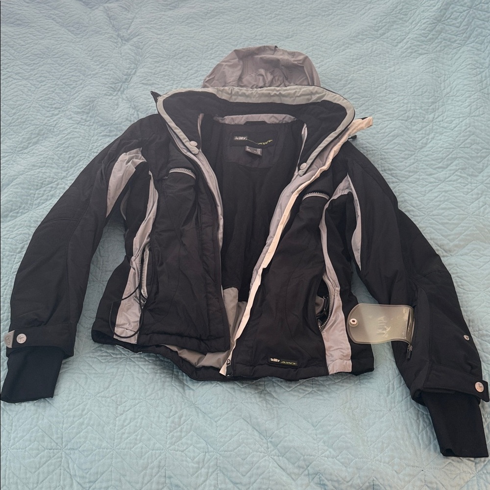 Killy Black and Gray multifuction SKI Jacket sz S/42
